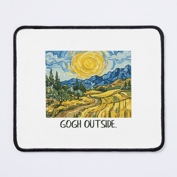 Item preview, Gogh Outside Funny Nature Quote Landscape designed and sold by OddPopARt.