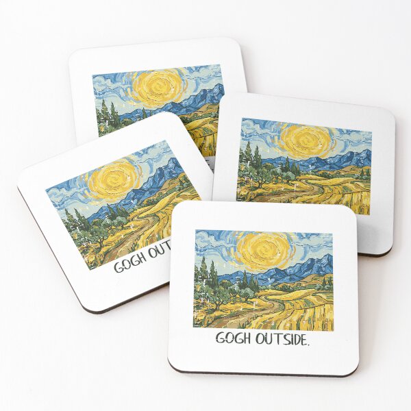 Item preview, Gogh Outside Funny Nature Quote Landscape designed and sold by OddPopARt.