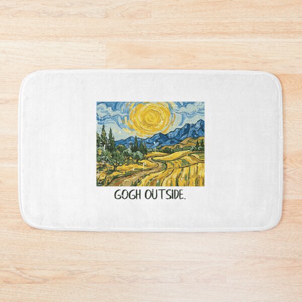 Item preview, Gogh Outside Funny Nature Quote Landscape designed and sold by OddPopARt.