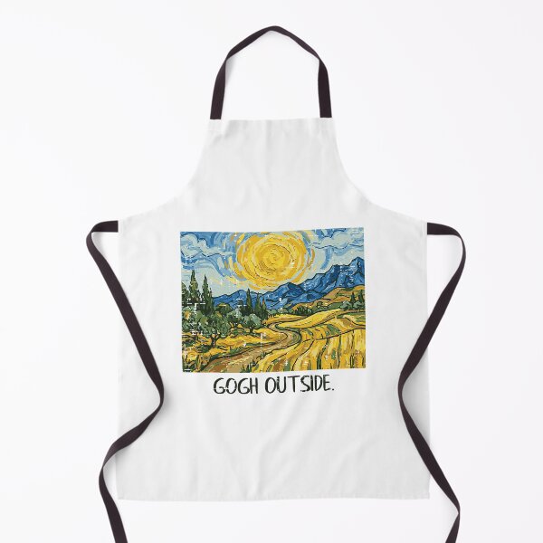 Item preview, Gogh Outside Funny Nature Quote Landscape designed and sold by OddPopARt.