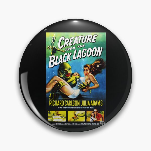 Item preview, Vintage Swamp Monster Retro Horror Movie Print designed and sold by KevinJamesy.