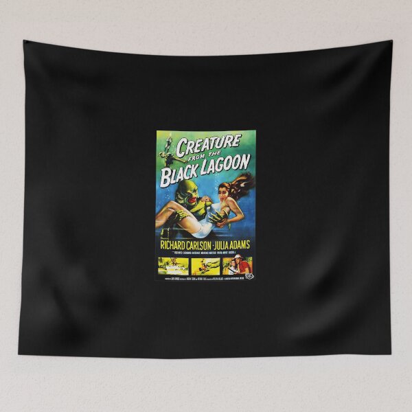 Item preview, Vintage Swamp Monster Retro Horror Movie Print designed and sold by KevinJamesy.