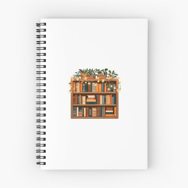 Item preview, Cozy Bookshelf Plants Fairy Lights Aesthetic designed and sold by NicolasGlowArt.