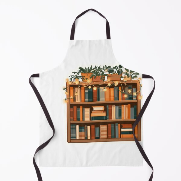 Item preview, Cozy Bookshelf Plants Fairy Lights Aesthetic designed and sold by NicolasGlowArt.