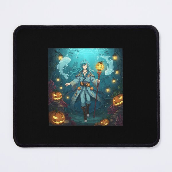 Item preview, Ocean Prince Halloween Pumpkin Lantern Anime Artwork designed and sold by KevinJamesy.