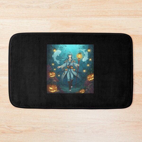 Item preview, Ocean Prince Halloween Pumpkin Lantern Anime Artwork designed and sold by KevinJamesy.