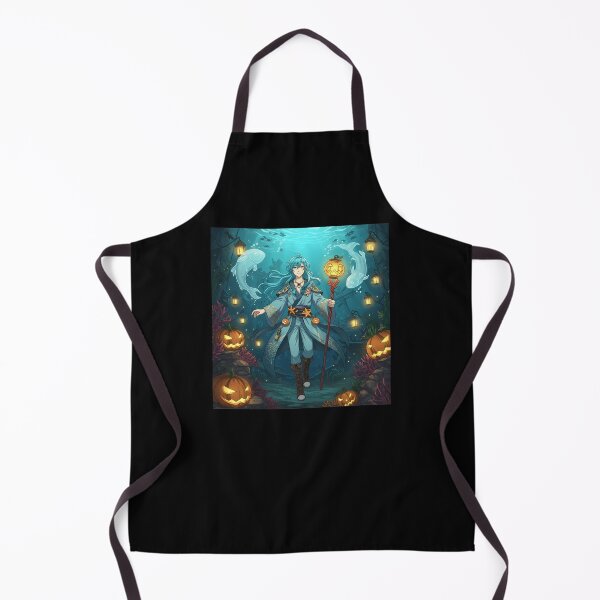 Item preview, Ocean Prince Halloween Pumpkin Lantern Anime Artwork designed and sold by KevinJamesy.
