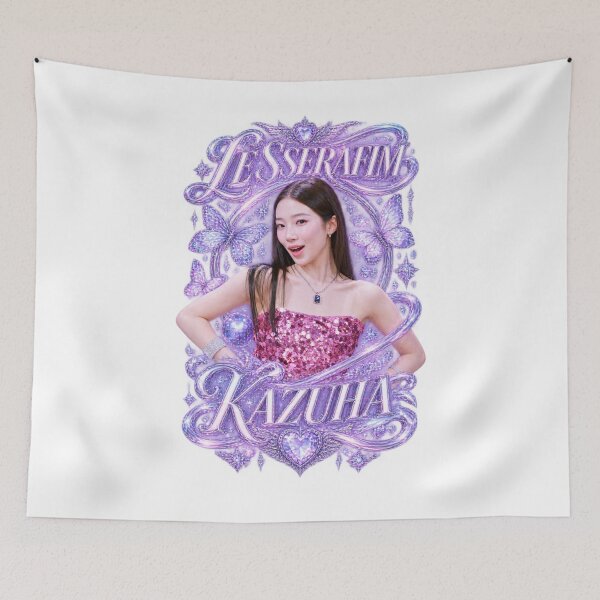 Item preview, LE SSERAFIM Kazuha Made My Night Live Studio Visual designed and sold by Valereekmerch.