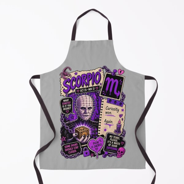 Item preview, Scorpio Pinhead Hellraiser Horror Zodiac Collage designed and sold by ElizBurkes.