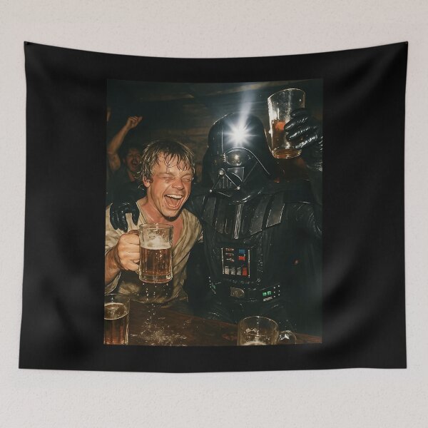 Item preview, Luke Darth Vader Parody Party Fan Art designed and sold by BarkerWilly.