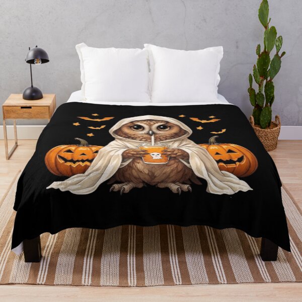 Item preview, Cute Halloween Owl Witch – Spooky Pumpkin Moon designed and sold by Anime ⭐⭐⭐⭐⭐.