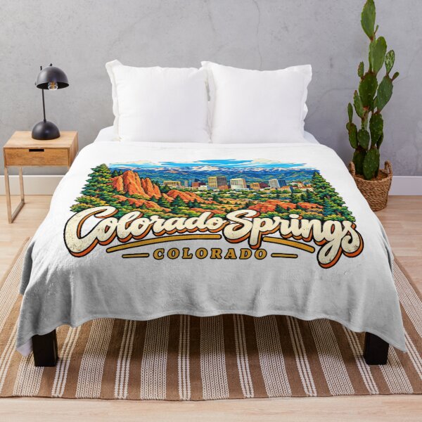 Item preview, Hand Drawn Colorado Springs Colorado Travel Souvenir Landmark Gift designed and sold by MichaeIRellov.