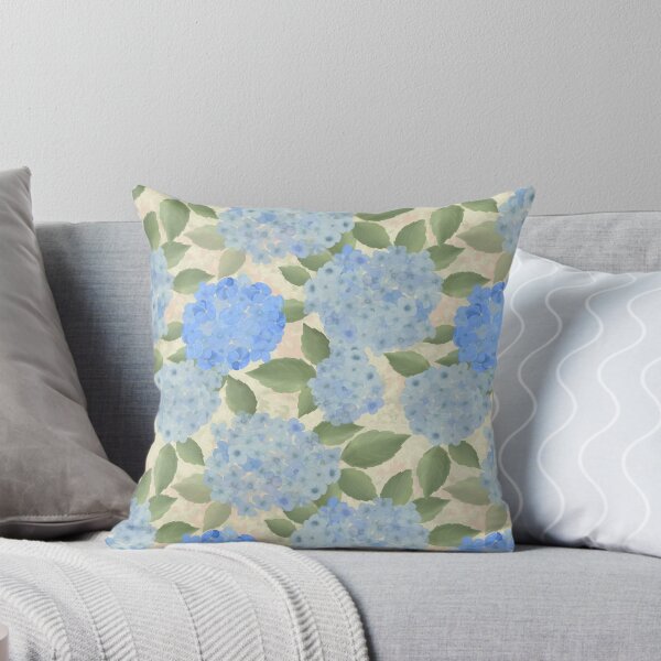 Item preview, Blue Hydrangea Cottage Garden designed and sold by The Flying Bunny Studio.