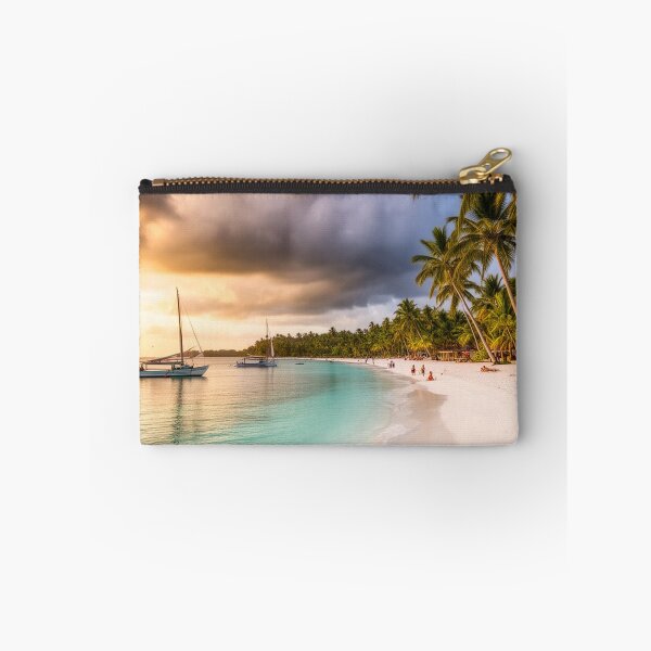 Item preview, Sunset Serenity on White Beach | Tropical Dreamscape designed and sold by nhk999.