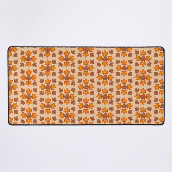 Item preview, Muted Autumn Leaves Pattern on Warm Taupe Background designed and sold by Jyoti Digital Artist.