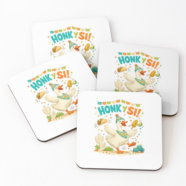 Item preview, Honky Sii Funny Fiesta Goose Taco Elote Cactus Party Art Design designed and sold by inkoutninja.