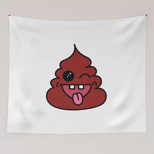 Item preview, Funny Poop Kitty Acrylic Cat Art – Cute Cartoon Cat Humor designed and sold by Ikochane.