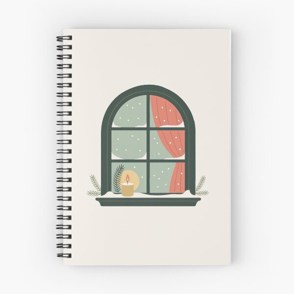 Item preview, Cozy Christmas Window Candle Glow designed and sold by TrendMorphic.