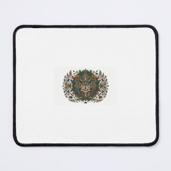 Item preview, Forest Owl Mandala and Woodland Wildlife designed and sold by vanishree08.