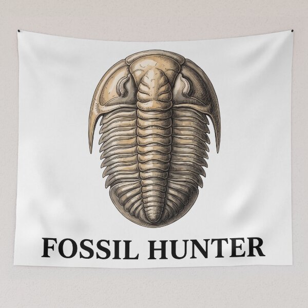 Item preview, Trilobite Fossil Hunter Vintage Science T-Shirt designed and sold by Sekla-Studio.