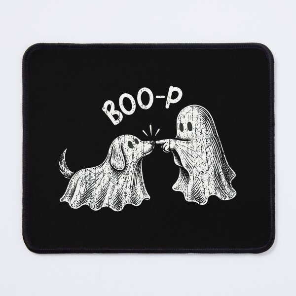 Item preview, Boo-p Ghost Dog Halloween Playful Cute Art designed and sold by SoyLamderma.