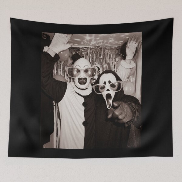 Item preview, Party Halloween Art The Clown Terrifier x Ghostface Vintage designed and sold by GarthArmstr.