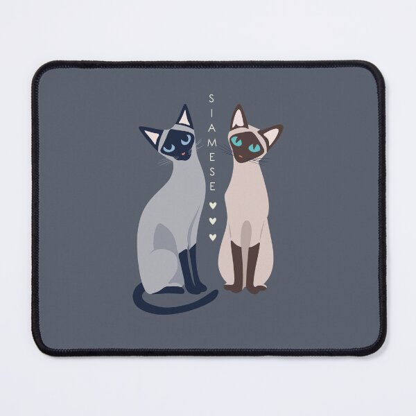 Item preview, Elegant Siamese Cats designed and sold by IvysCreativityHouse.