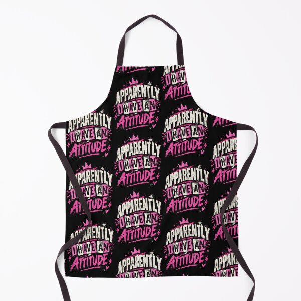 Item preview, Apparently I Have An Attitude Funny Sassy Pink Crown Design designed and sold by YasuoShop.