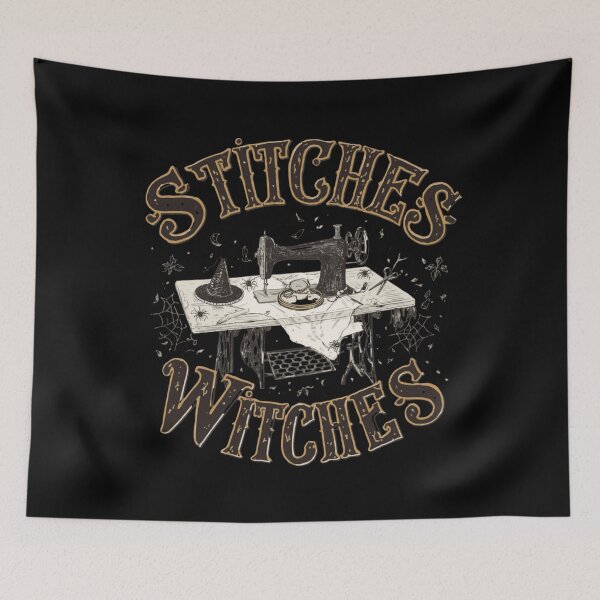 Item preview, Bruja bordada de Halloween designed and sold by ChicTrendz.
