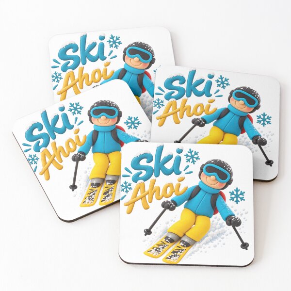 Artikelvorschau, Skifahrer - Ski Ahoi entworfen und verkauft von Zeewind.
