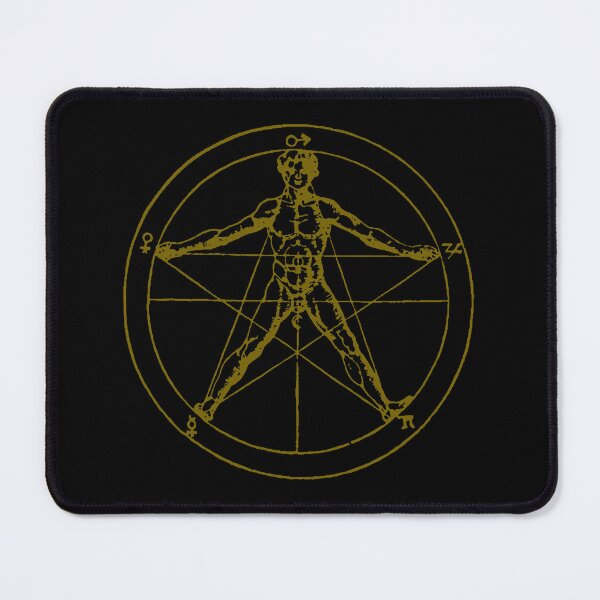 Item preview, Agrippa's Microcosm: The Occult Anatomy Pentagram designed and sold by FreiherrPK.