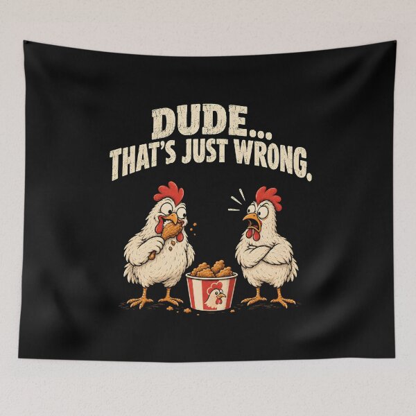 Item preview, Dude That's Just Wrong Chickens designed and sold by a-turner-paint.