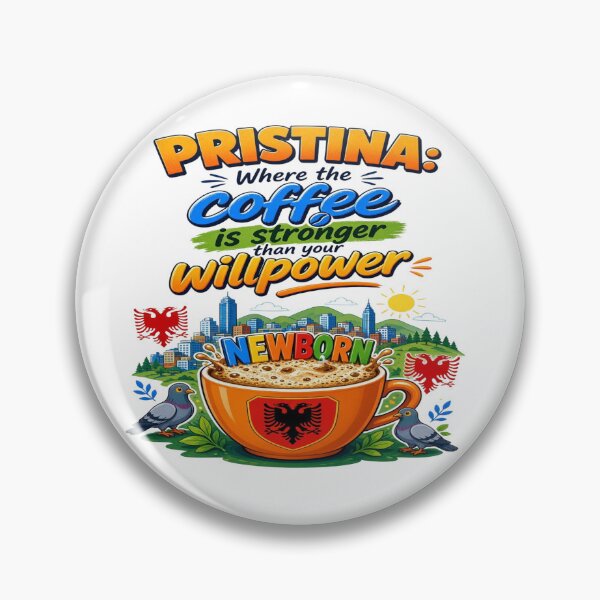 Artikelvorschau, : Pristina Coffee Stronger Than Your Willpower - Kosovo NEWBORN T-Shirt entworfen und verkauft von Sushikidsntoddlers.