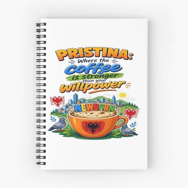 Item preview, : Pristina Coffee Stronger Than Your Willpower - Kosovo NEWBORN T-Shirt designed and sold by Sushikidsntoddlers.