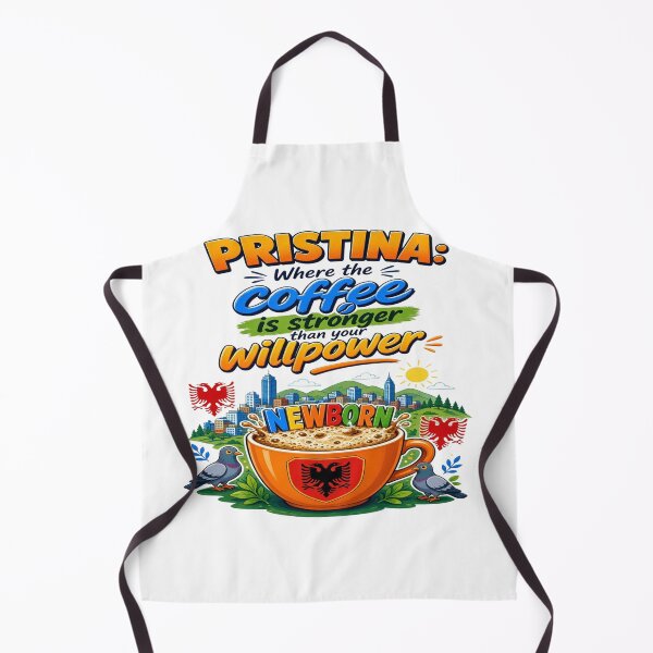 Item preview, : Pristina Coffee Stronger Than Your Willpower - Kosovo NEWBORN T-Shirt designed and sold by Sushikidsntoddlers.