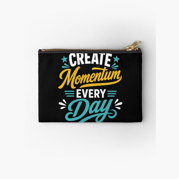Item preview, Create Momentum Every Day Motivational Productivity Typography T-Shirt designed and sold by rejowan-arts.