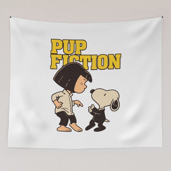 Item preview, Pup Fiction Snoopy Parody designed and sold by woodnsheepee.