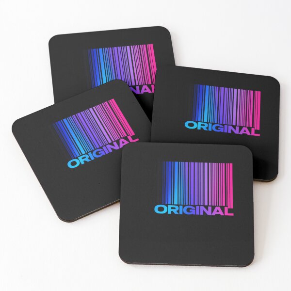 Item preview, Be Original Colorful Gradient Barcode Minimalist Typography Design designed and sold by YasuoShop.