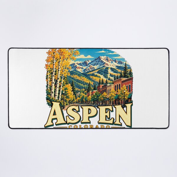Item preview, Vintage Aspen Colorado Travel Souvenir Landmark Gift designed and sold by MichaeIRellov.