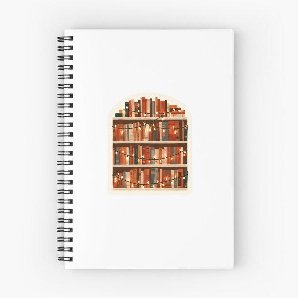 Item preview, Cozy Bookshelf Fairy Lights Reading Lover designed and sold by NicolasGlowArt.