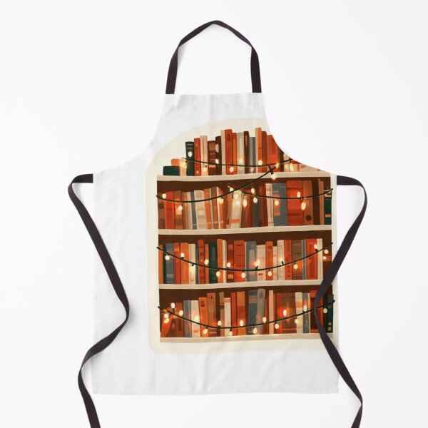 Item preview, Cozy Bookshelf Fairy Lights Reading Lover designed and sold by NicolasGlowArt.