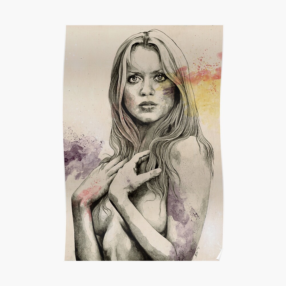 Gloria (sexy nude woman sketch drawing, tribute to Gloria Guida)