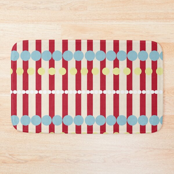 Item preview, Vintage Funhouse Circus: Minimalist Retro Stripes & Spheres designed and sold by Love Pantone .