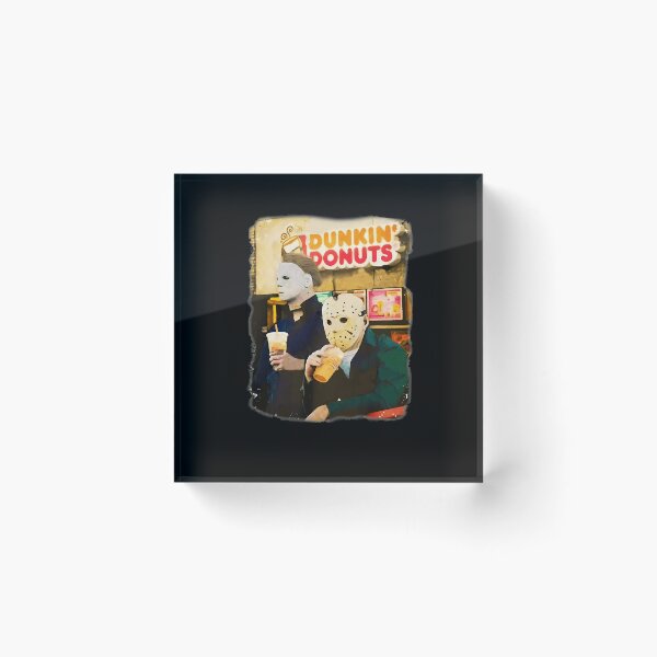 Item preview, Funny Slasher Villains Coffee Break Retro Watercolor designed and sold by AmandaWalkere.