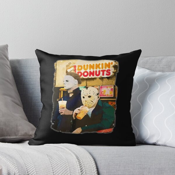 Item preview, Funny Slasher Villains Coffee Break Retro Watercolor designed and sold by AmandaWalkere.