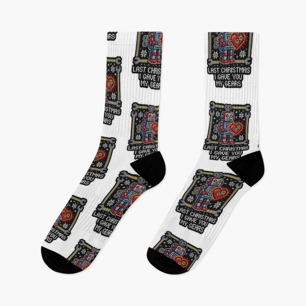 Item preview, Last Christmas Robot Ugly Sweater Graphic designed and sold by Flying Doggo.