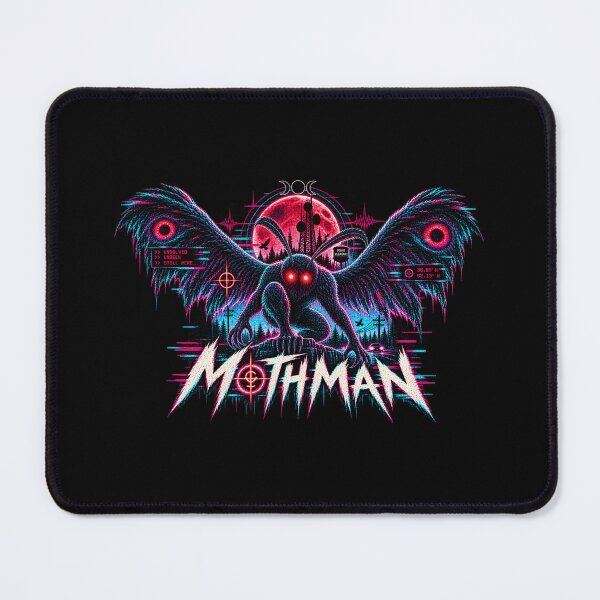 Item preview, Mothman – Cyber Glitch Cryptid designed and sold by JupiterGlitchEmpire.
