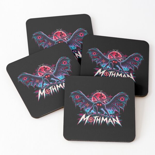 Item preview, Mothman – Cyber Glitch Cryptid designed and sold by JupiterGlitchEmpire.