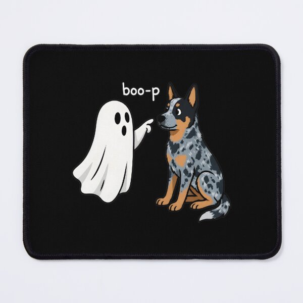 Item preview, Boo-p Ghost and Blue Heeler Dog Art designed and sold by GiaoCalonas.