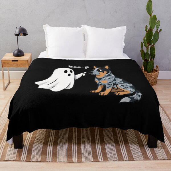 Item preview, Boo-p Ghost and Blue Heeler Dog Art designed and sold by GiaoCalonas.